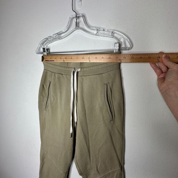 John Elliott Lieutenant Khaki Escobar Drawstring Banded Jogger Zip Pockets 2 - Picture 15 of 16